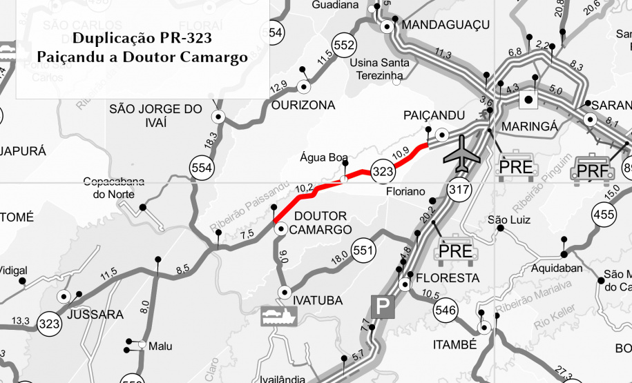 Detonações de rochas na PR-323