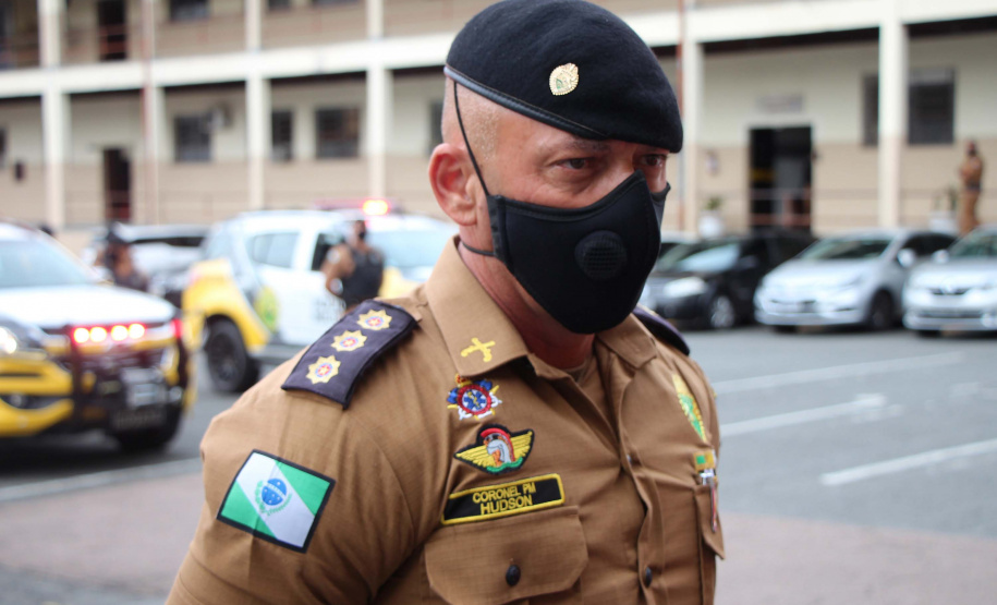Curitiba, 05 de Maio de 2020, Operação Tático Móvel. Foto: Entrevista Cel Hudson, Comandante do 1ºCRPM.