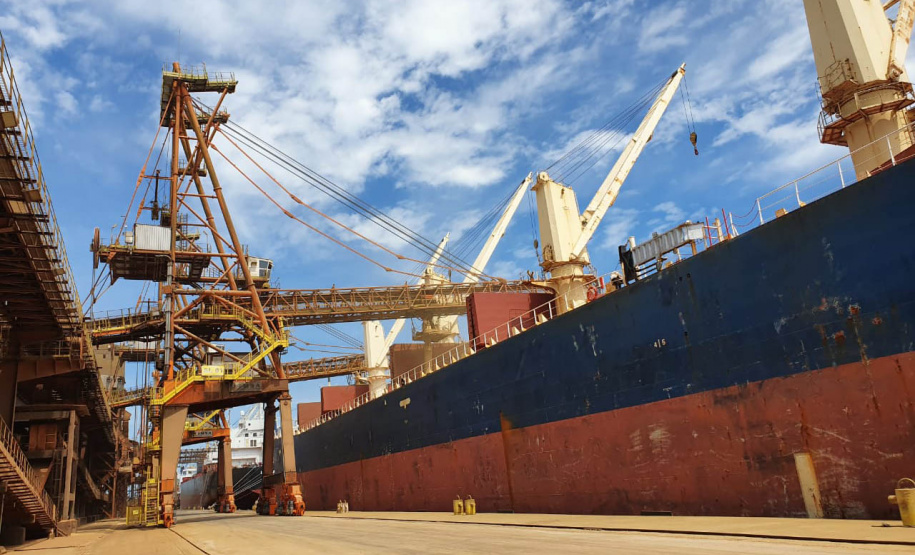 Agronegócio representa 80,3% das exportações do Paraná.Foto: Portos do Paraná