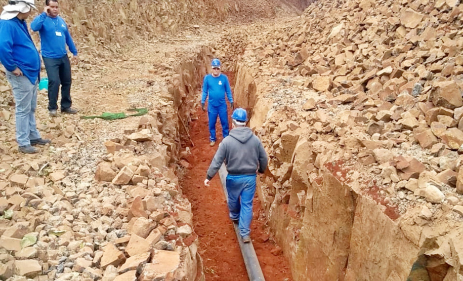 Sanepar leva água tratada para Distrito da Platina
. Foto:Sanepar