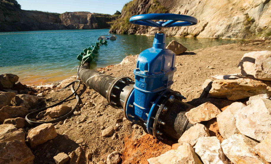 Entra em funcionamento captação de cava em São José dos Pinhais. Foto: Sanepar