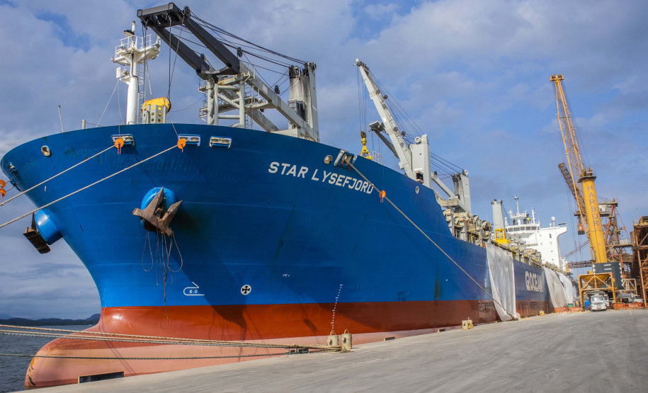 Produtividade cresce 20% nos portos do Paraná.Foto: Claudio Neves/Portos do Paraná