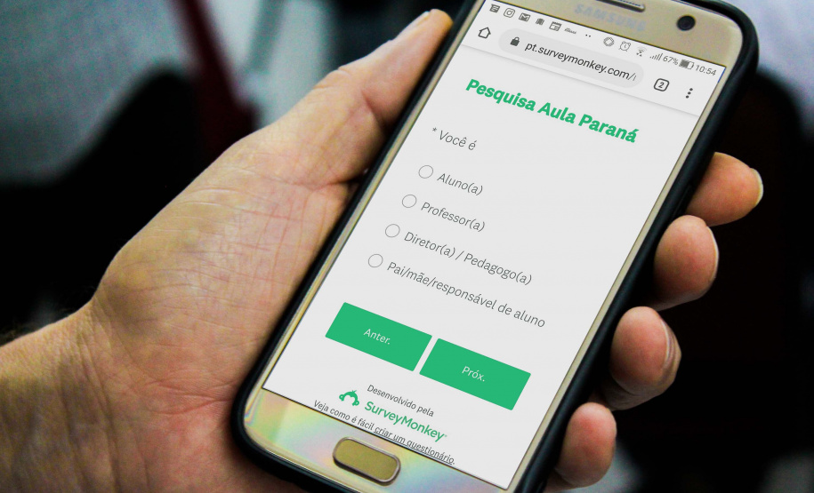 Pesquisa vai avaliar ferramentas do Aula Paraná. Foto:SEED