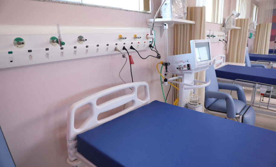 Governo autoriza funcionamento de 30 novos leitos de UTI em Laranjeiras do Sul exclusivos para Covid-19. Foto:Placido Damiani/Prefeitura de Laranjeiras do Sul