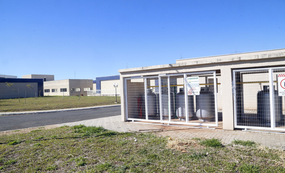 26/05/2020 - Secretário da Saúde Beto Preto vistoria a finalização da obra do Hospital Regional de Telêmaco Borba.
Foto Gilson Abreu/AEN