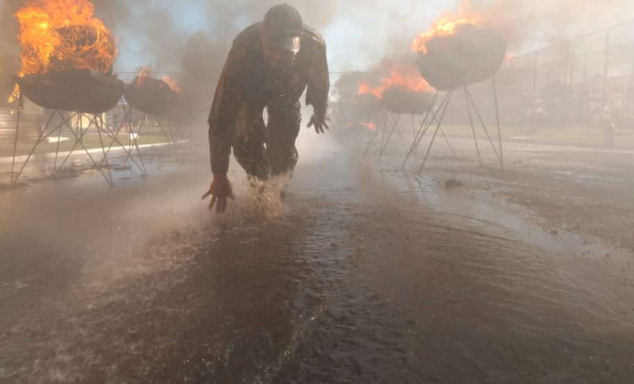 Protocolo de acionamento de brigada de incêndio começa a ser implementada no sistema prisional do Paraná. Foto:DEPEN