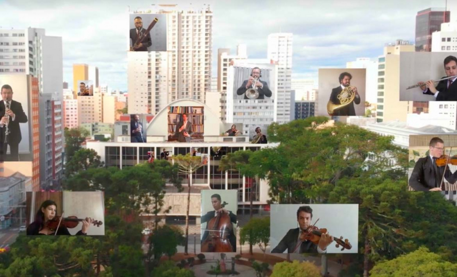 Orquestra Sinfônica do Paraná faz 35 anos e celebra de forma virtual.