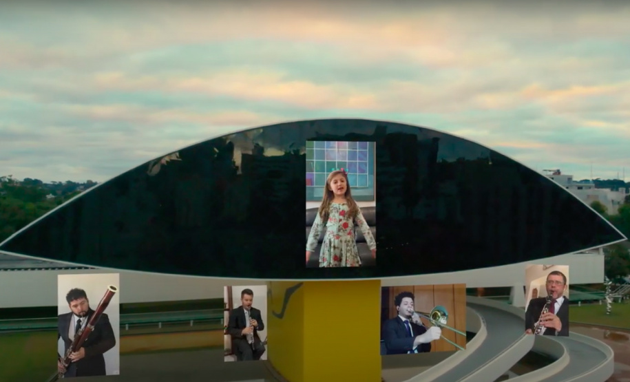 Orquestra Sinfônica do Paraná faz 35 anos e celebra de forma virtual. Foto: Reprodução Youtube