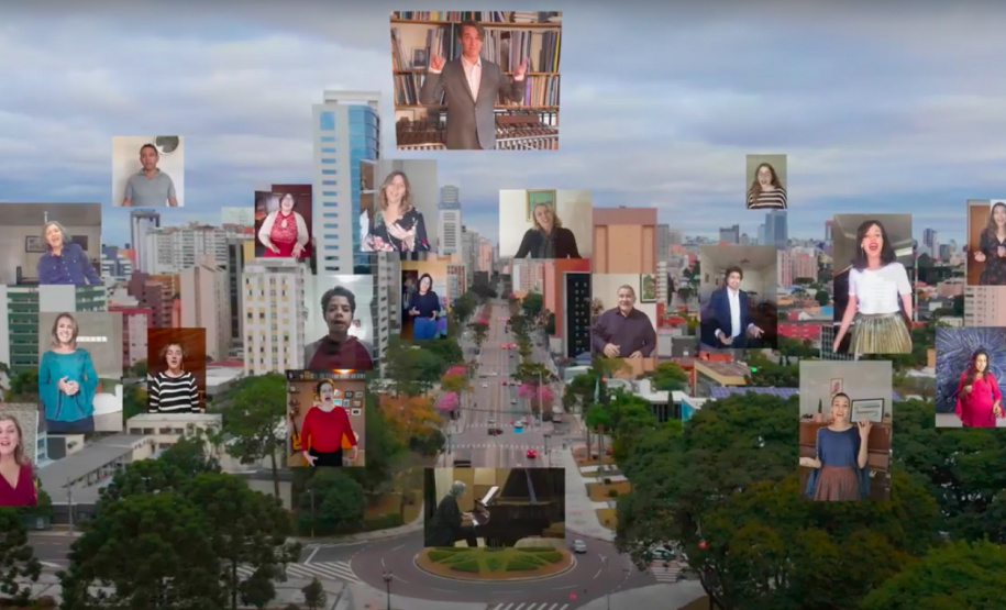 Orquestra Sinfônica do Paraná faz 35 anos e celebra de forma virtual. Foto: Reprodução Youtube