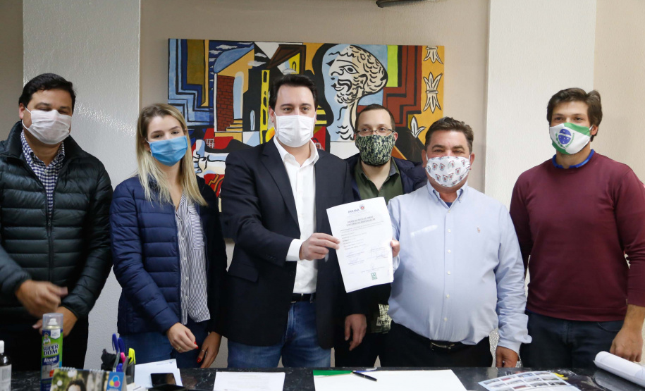 28.05.2020 Governador Carlos Massa RAtinho Junior em ArapongasFoto Gilson Abreu