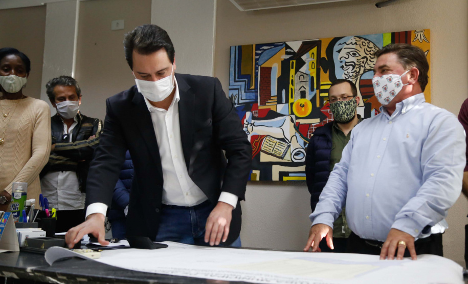 28.05.2020 Governador Carlos Massa RAtinho Junior em ArapongasFoto Gilson Abreu