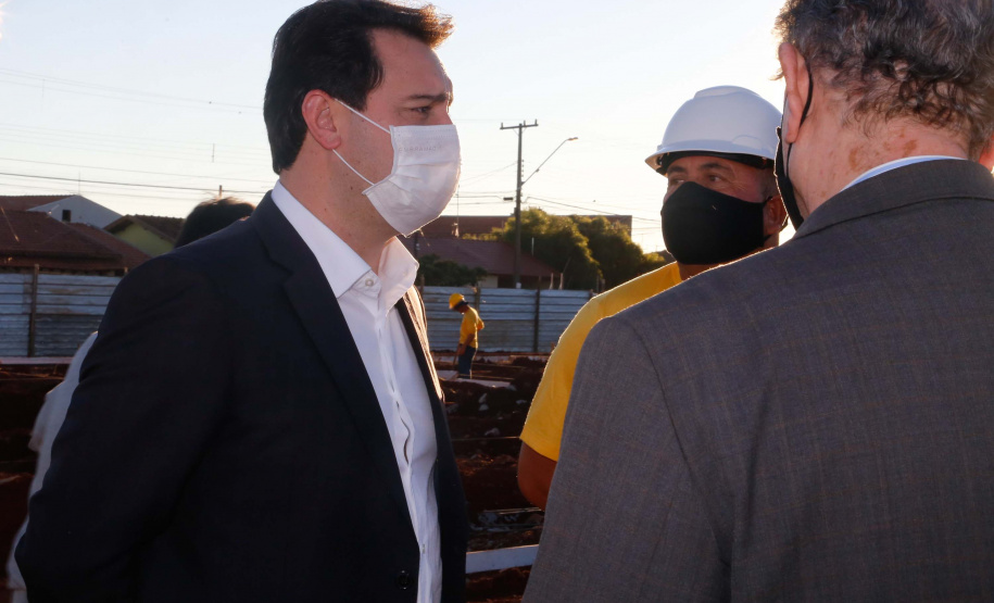 28.05.2020 Governador Carlos Massa RAtinho Junior em ArapongasFoto Gilson Abreu