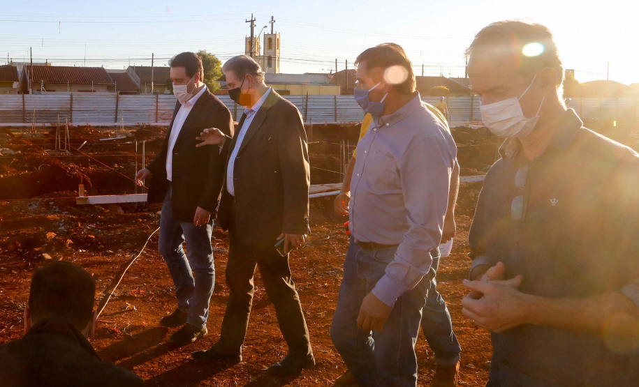 28.05.2020 Governador Carlos Massa RAtinho Junior em ArapongasFoto Gilson Abreu