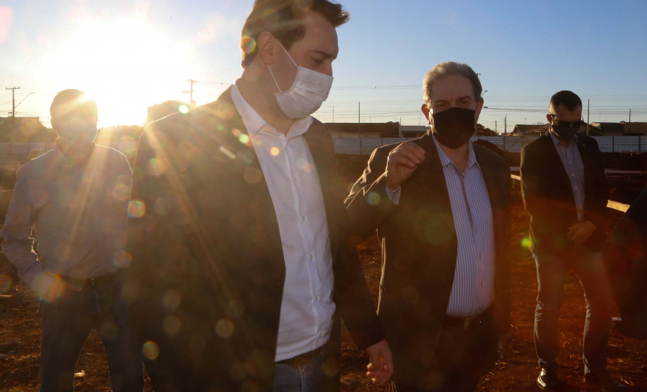 28.05.2020 Governador Carlos Massa RAtinho Junior em ArapongasFoto Gilson Abreu