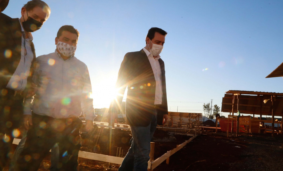 28.05.2020 Governador Carlos Massa RAtinho Junior em ArapongasFoto Gilson Abreu