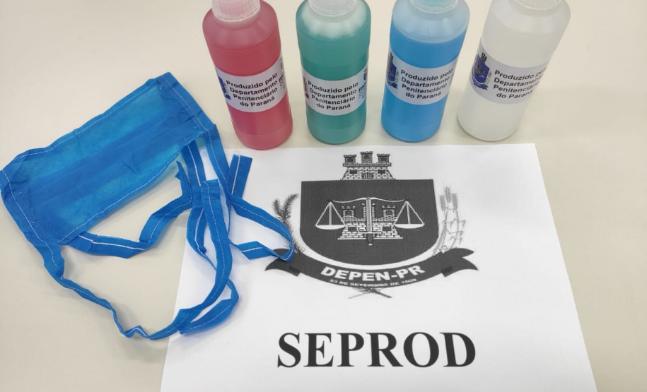 Depen distribui kits de proteção contra novo coronavírus na CEASA. Foto:Depen