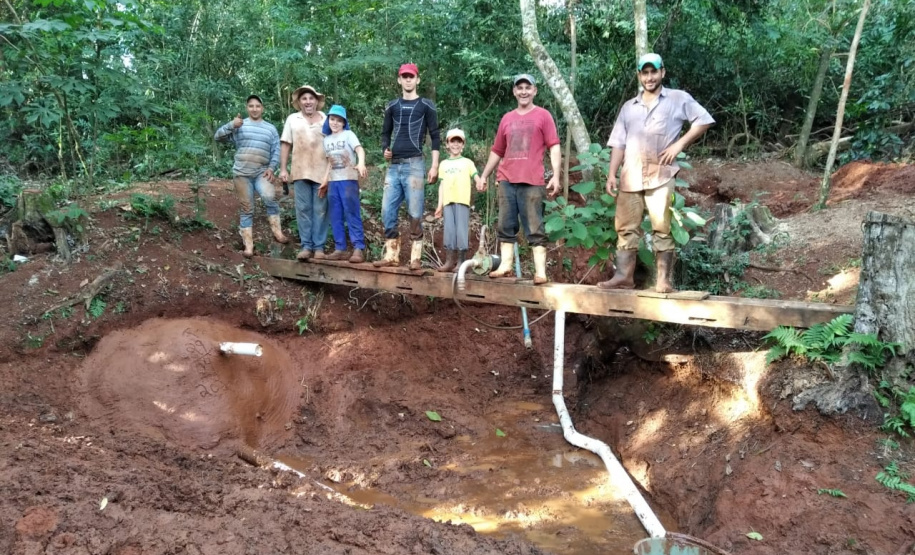 Proteção de nascentes contribui para a conservação da água. Foto:IDR Paraná