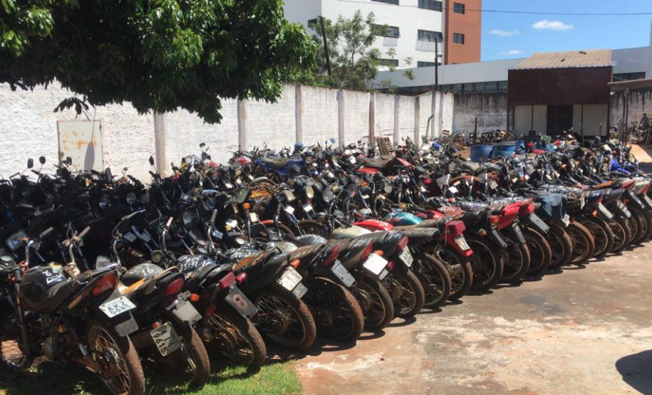 SESP retira todos os veículos do pátio da Delegacia de Piraquara. Foto:SESP