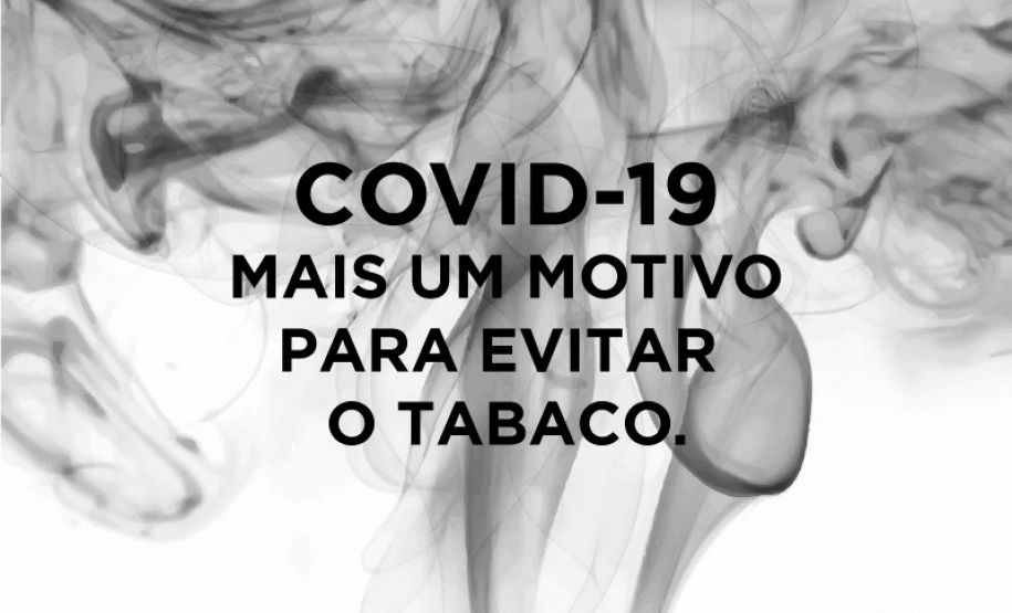 Dia Mundial sem Tabaco alerta para riscos da Covid-19 em fumantes. Foto: SESA