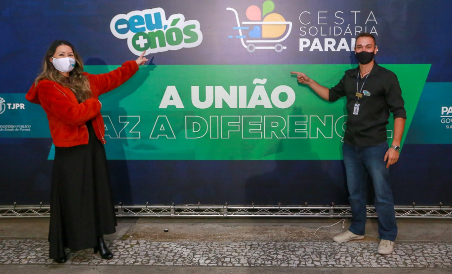 Cesta Solidária Paraná arrecada 150 toneladas de alimentos. Foto:Valdelino Pontes/AEN