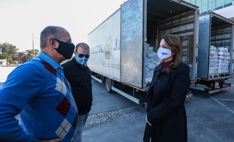 Cesta Solidária Paraná arrecada 150 toneladas de alimentos. Foto:Valdelino Pontes/AEN
