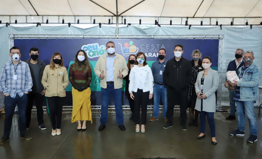 Cesta Solidária Paraná arrecada 150 toneladas de alimentos.