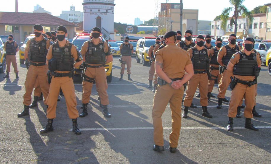 Eixos comerciais da Capital recebem reforço de policiamento com a Operação Pagamento. Foto: Soldado Fernando Chauchuti