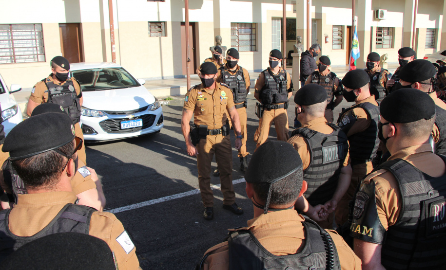 Eixos comerciais da Capital recebem reforço de policiamento com a Operação Pagamento. Foto: Soldado Fernando Chauchuti