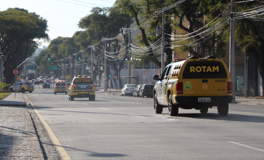 Eixos comerciais da Capital recebem reforço de policiamento com a Operação Pagamento. Foto: Soldado Fernando Chauchuti