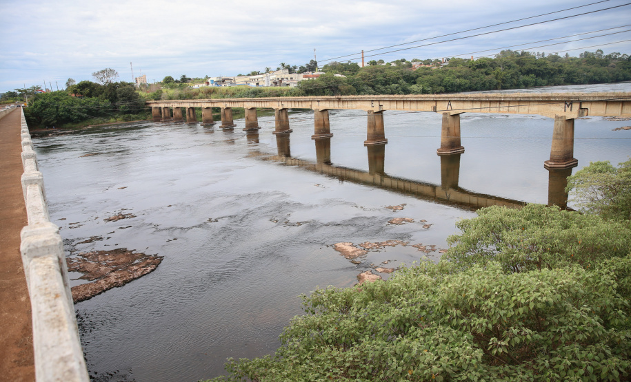 Rio Tibagi Rio Tibagi na divisa entre as cidades de Ibipora e Jataizinho no norte do Paraná. 13/05/2020 - Foto: Geraldo Bubniak/AEN