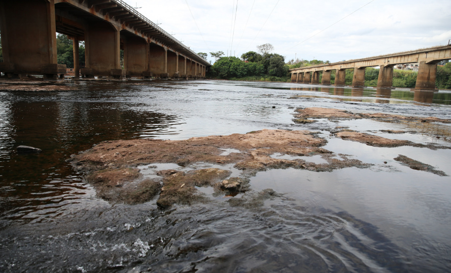 Rio Tibagi Rio Tibagi na divisa entre as cidades de Ibipora e Jataizinho no norte do Paraná. 13/05/2020 - Foto: Geraldo Bubniak/AEN