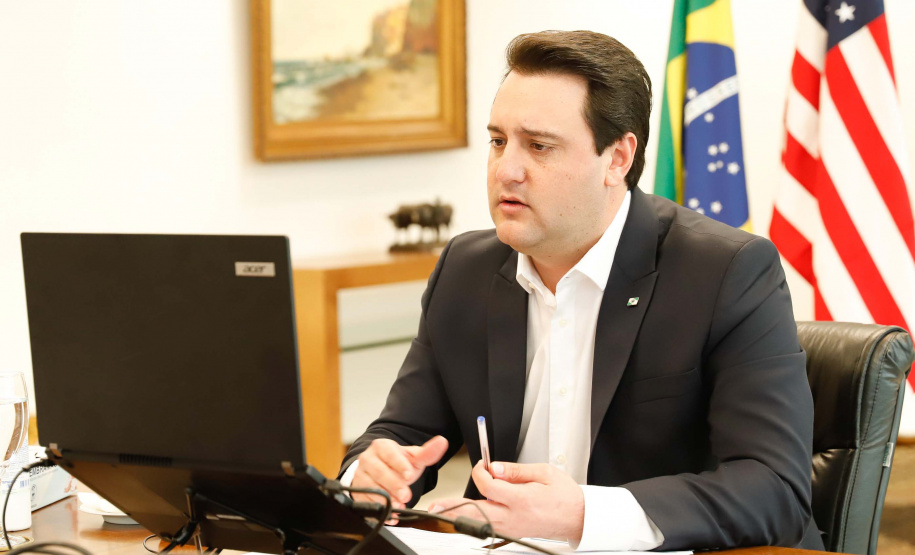 O governador Carlos Massa Ratinho Junior participou nesta terça-feira (2) de um evento online promovido pela Câmara Americana do Comércio (Amcham Curitiba) e destacou a estruturação do Estado para o enfrentamento ao novo coronavírus e o planejamento para a recuperação econômica do Estado pós-pandemia.