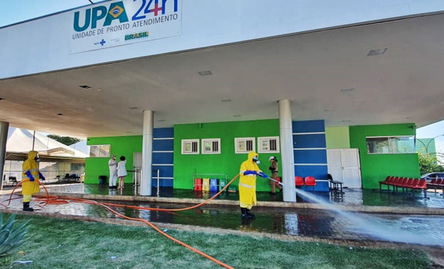 Sanepar mantém desinfecção de hospitais e asilos no Norte. Foto: Sanepar