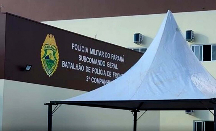 BPFron recebe novas instalações de companhia em Santo Antônio do Sudoeste. Foto:SESP