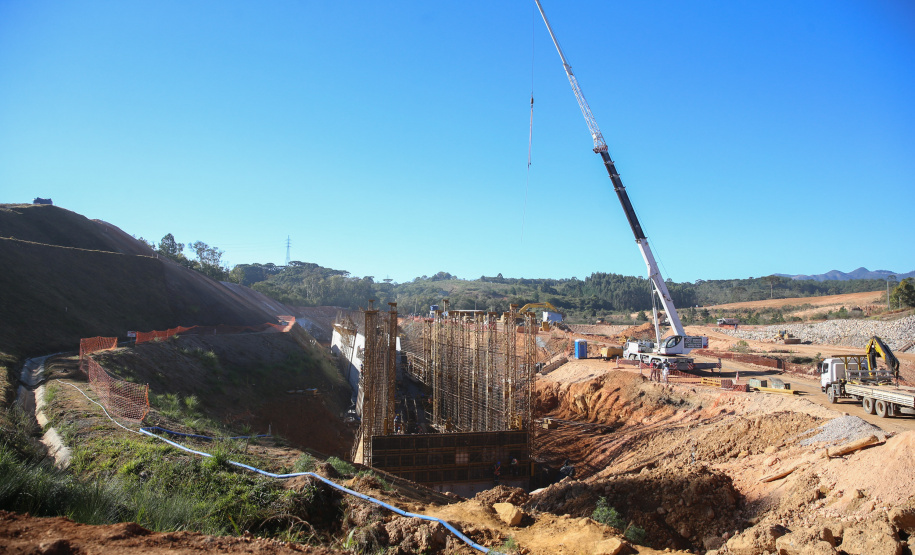 Miringuava Construção da Barragem do Miringuava ? São José dos Pinhais 28/05/2020 - Foto: Geraldo Bubniak/AEN