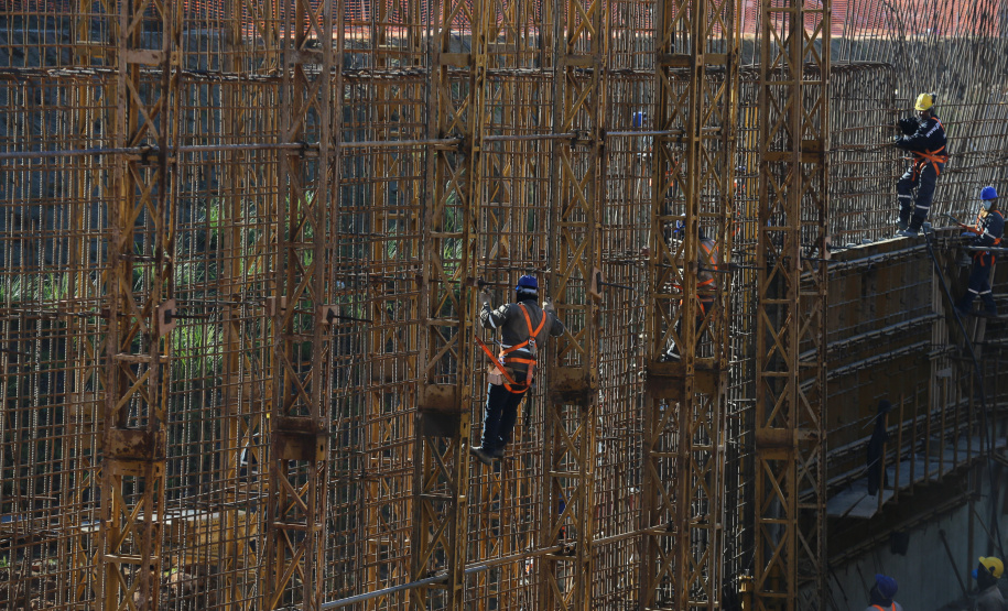 Miringuava Construção da Barragem do Miringuava - São José dos Pinhais 28/05/2020 - Foto: Geraldo Bubniak/AEN