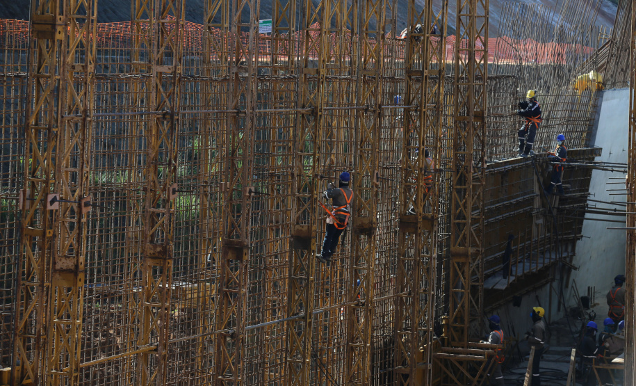 Miringuava Construção da Barragem do Miringuava ? São José dos Pinhais 28/05/2020 - Foto: Geraldo Bubniak/AEN