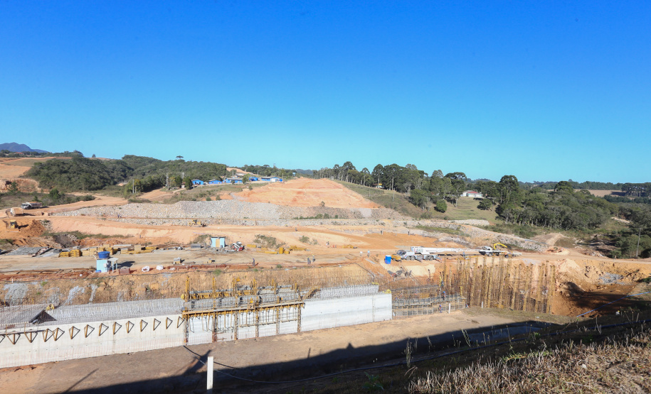 Miringuava Construção da Barragem do Miringuava ? São José dos Pinhais 28/05/2020 - Foto: Geraldo Bubniak/AEN