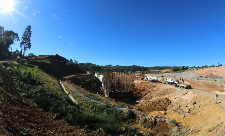 Miringuava Construção da Barragem do Miringuava ? São José dos Pinhais 28/05/2020 - Foto: Geraldo Bubniak/AEN