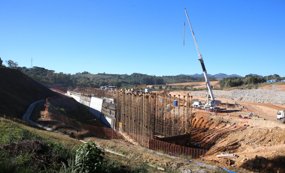 Miringuava Construção da Barragem do Miringuava ? São José dos Pinhais 28/05/2020 - Foto: Geraldo Bubniak/AEN