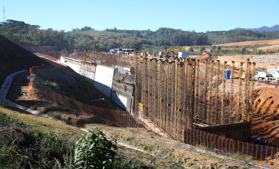 Miringuava Construção da Barragem do Miringuava ? São José dos Pinhais 28/05/2020 - Foto: Geraldo Bubniak/AEN