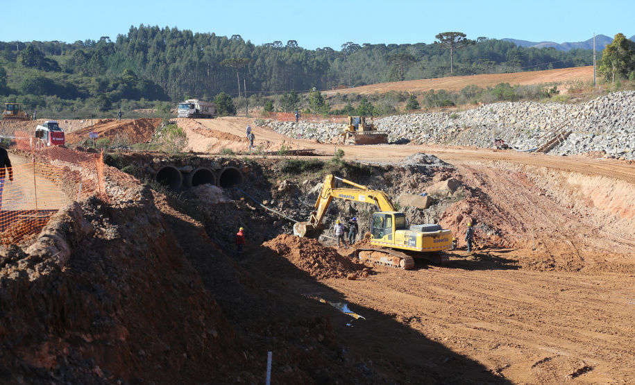 Miringuava Construção da Barragem do Miringuava ? São José dos Pinhais 28/05/2020 - Foto: Geraldo Bubniak/AEN