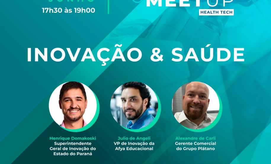 Inovação e saúde são temas de conversa nesta sexta-feira