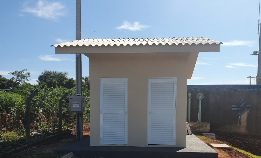 A casa de química compõe o conjunto de obras de ampliação do sistema . Foto:Sanepar