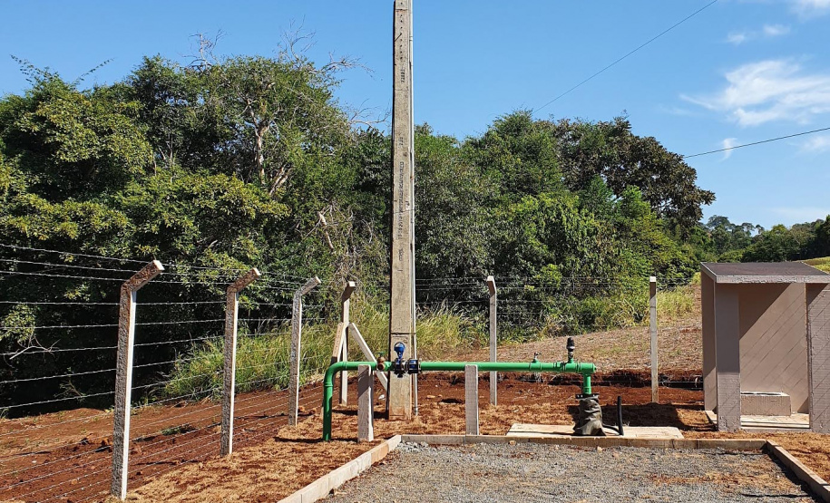 Novo poço dobra a capacidade e injeta no sistema 600 mil litros de água a mais por dia
 
 . Foto:Sanepar