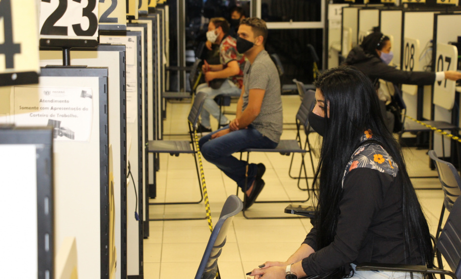 Vagas abertas nas Agências do Trabalhador do Paraná ajudam na retomada da geração de empregos. Foto:SEJUF