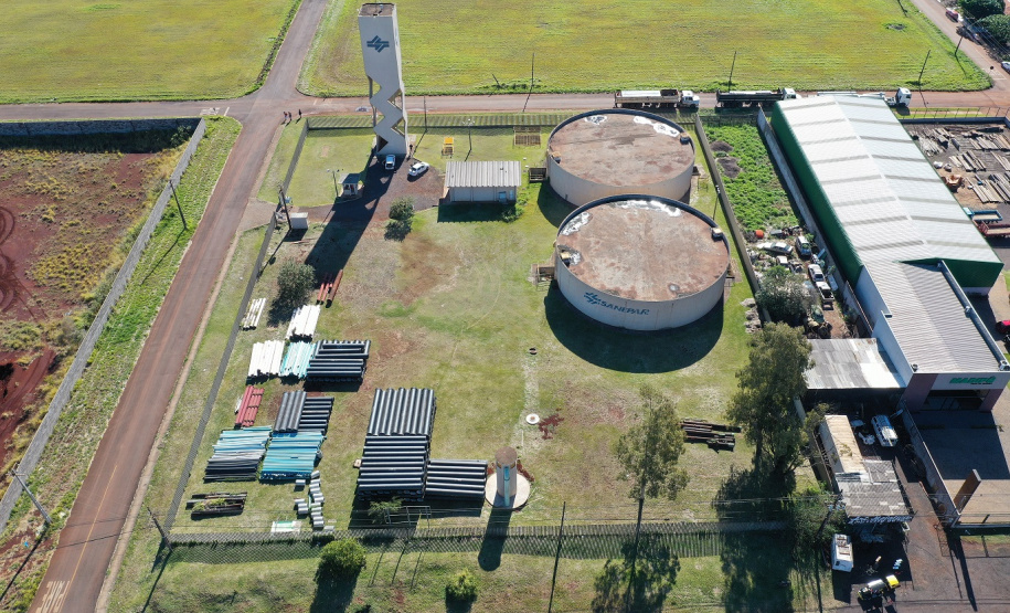 Centros de reservação garantem o fornecimento de água para todas as regiões da cidade
 . Foto: Sanepar