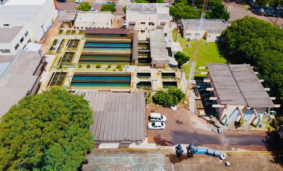100% do esgoto coletado recebe tratamento nas estações de tratamento

 . Foto: Sanepar