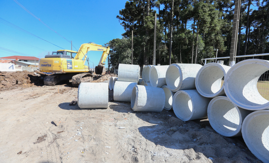 Av Rui Barbosa Obras Paranacidade Pavimentação da Av Rui Barbosa - Sao José dos Pinhais- 28/05/2020 - Foto: Geraldo Bubniak/AEN