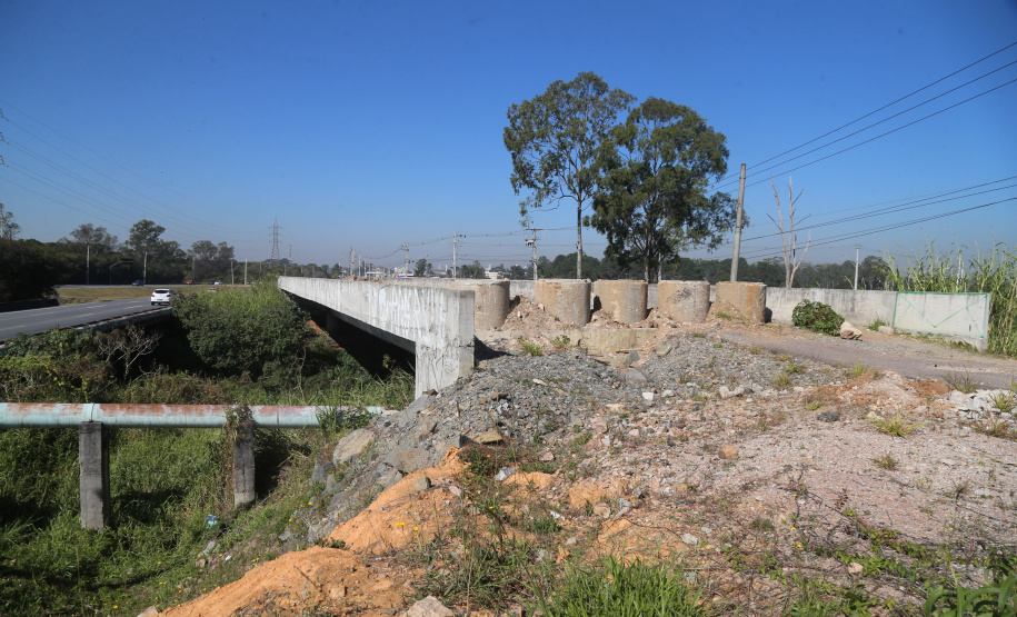 Obras Comec Obras Comec - Ponte sobre o Rio Iguacu - Sao José dos Pinhais- 29/05/2020 - Foto: Geraldo Bubniak/AEN